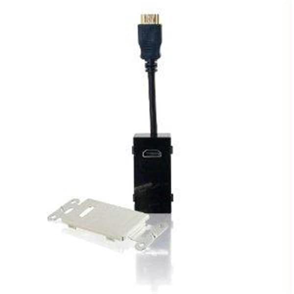 Cb Distributing Hdmi Pass Through Wall Plate - Aluminum - ST841261 - main